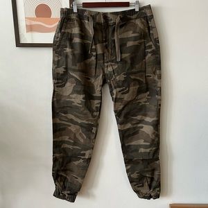 AK Army Camo Twill Joggers